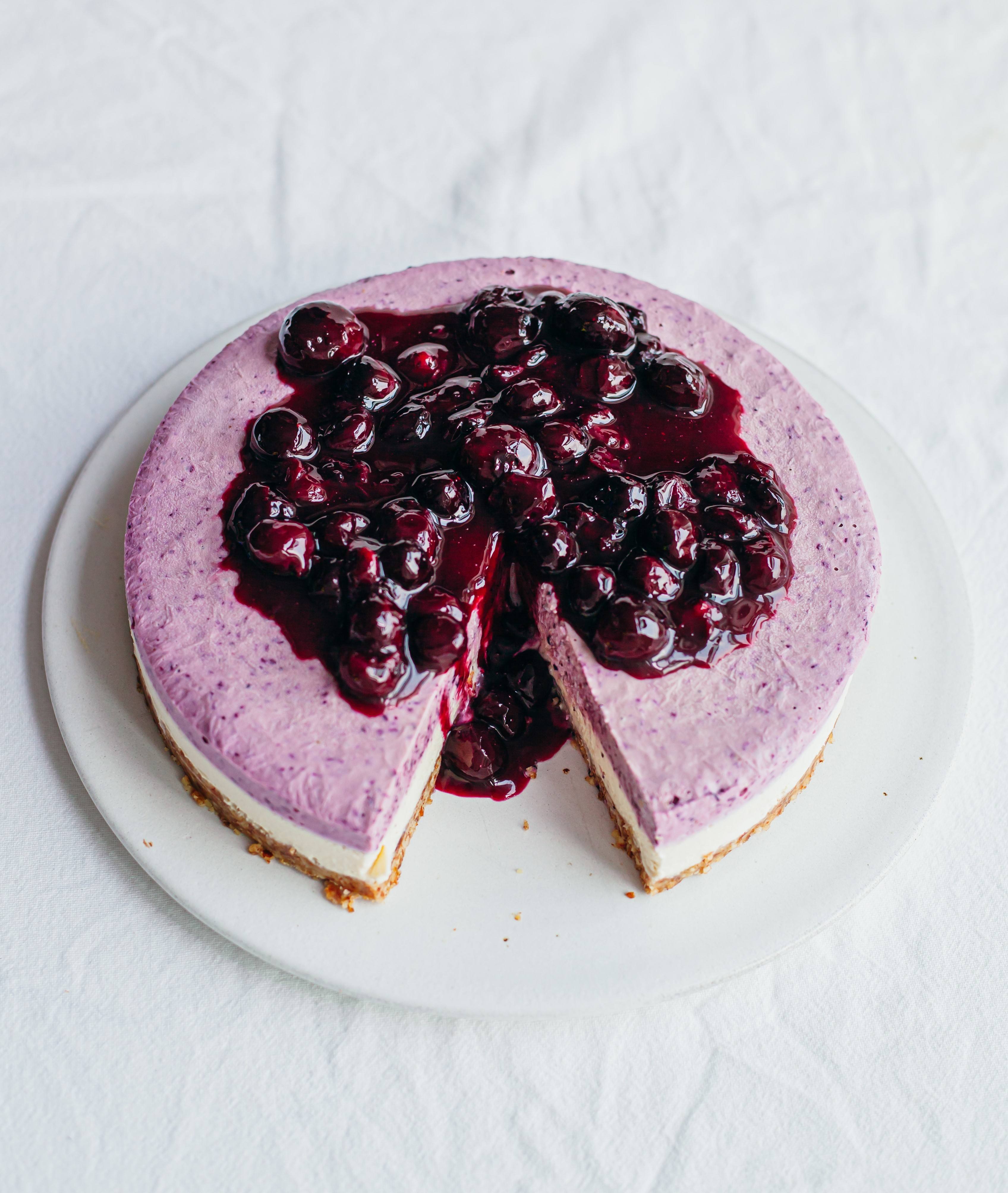 No-Bake Blueberry Cheesecake